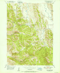 Johnson Creek 1949 topographic map thumbnail