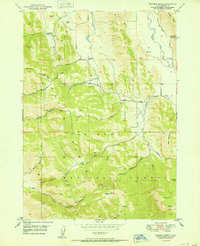 Johnson Creek 1951 topographic map thumbnail