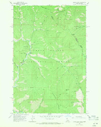 Jordan Creek 1966 topographic map thumbnail