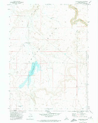 Juniper Basin 1971 topographic map thumbnail