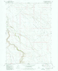 Juniper Ranch 1980 topographic map thumbnail
