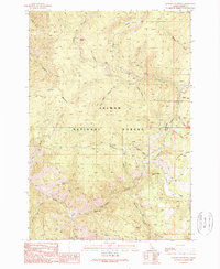 Jureano Mountain 1989 topographic map thumbnail