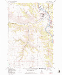 Kamiah 1979 topographic map thumbnail