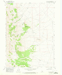 Kane Canyon 1968 topographic map thumbnail