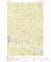 Kellogg East 1985 topographic map thumbnail