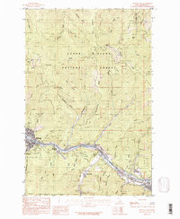 Kellogg East 1985 topographic map thumbnail
