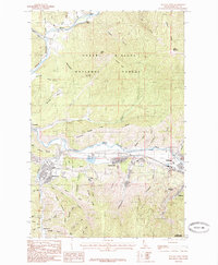 Kellogg West 1985 topographic map thumbnail