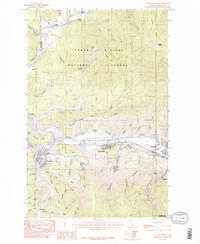 Kellogg West 1985 topographic map thumbnail