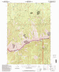 Kelly Mountain 1995 topographic map thumbnail