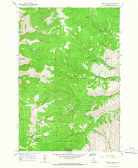Kessler Creek 1964 topographic map thumbnail