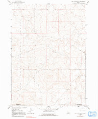 Kettle Butte NW 1964 topographic map thumbnail