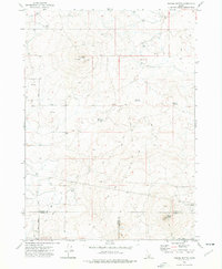 Kimama Butte 1972 topographic map thumbnail