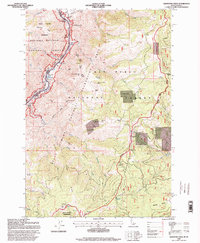 Kirkwood Creek 1995 topographic map thumbnail
