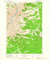 Kirkwood Creek 1963 topographic map thumbnail