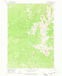 Knapp Lakes 1964 topographic map thumbnail