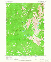 Knapp Lakes 1964 topographic map thumbnail