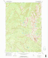 Knapp Lakes 1964 topographic map thumbnail