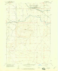 Kuna 1958 topographic map thumbnail