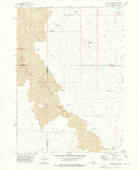 Laidlaw Butte 1972 topographic map thumbnail