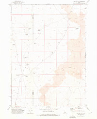Laidlaw Lake 1972 topographic map thumbnail