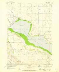 Lake Lowell 1958 topographic map thumbnail
