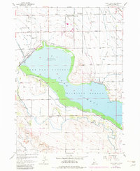 Lake Lowell 1958 topographic map thumbnail
