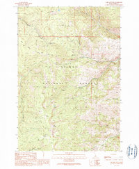 Lake Mountain 1989 topographic map thumbnail