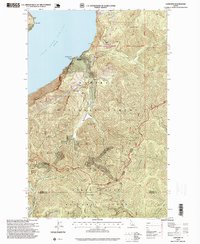 Lakeview 1996 topographic map thumbnail