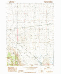 Lake Walcott SW 1984 topographic map thumbnail