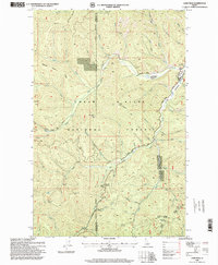 Lamb Peak 1996 topographic map thumbnail