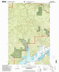 Lane 1996 topographic map thumbnail
