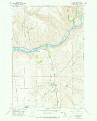 Lapwai 1958 topographic map thumbnail