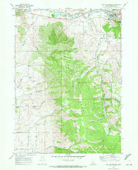 Lava Hot Springs 1968 topographic map thumbnail