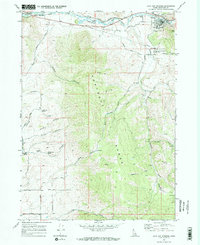 Lava Hot Springs 1968 topographic map thumbnail