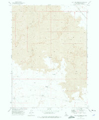 Lava Lake Reservoir 1973 topographic map thumbnail