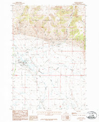 Leadore 1987 topographic map thumbnail