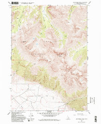Leatherman Peak 1962 topographic map thumbnail