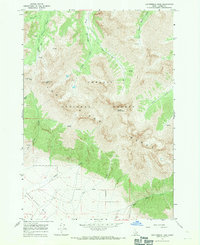 Leatherman Peak 1967 topographic map thumbnail