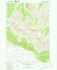 Leatherman Peak 1967 topographic map thumbnail