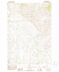 Lemhi 1989 topographic map thumbnail