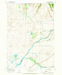 Lemon Lake 1965 topographic map thumbnail