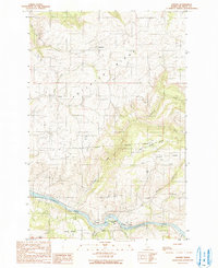Lenore 1990 topographic map thumbnail