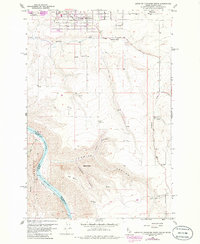 Lewiston Orchards South 1958 topographic map preview