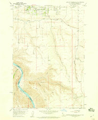 Lewiston Orchards South 1958 topographic map preview