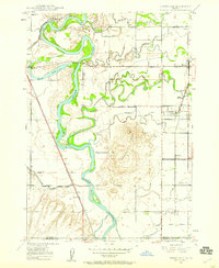 Lewisville 1948 topographic map thumbnail