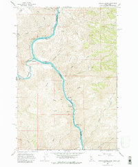 Limekiln Rapids 1968 topographic map thumbnail