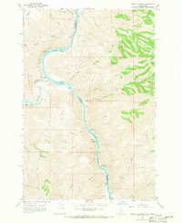 Limekiln Rapids 1968 topographic map thumbnail