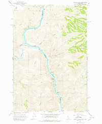 Limekiln Rapids 1968 topographic map thumbnail