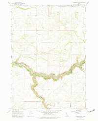 Linderman Dam 1965 topographic map thumbnail