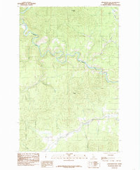 Lindstrom Peak 1985 topographic map thumbnail